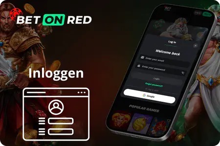 Bet on Red inloggen op desktop tablet smartphone